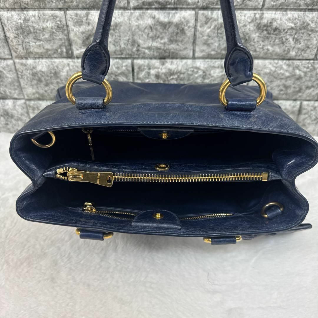 MIU MIU - miumiu archive leather 2way shoulderbagの通販 by MIU MIU - miumiu archive leather 2way shoulderbagの通販 by