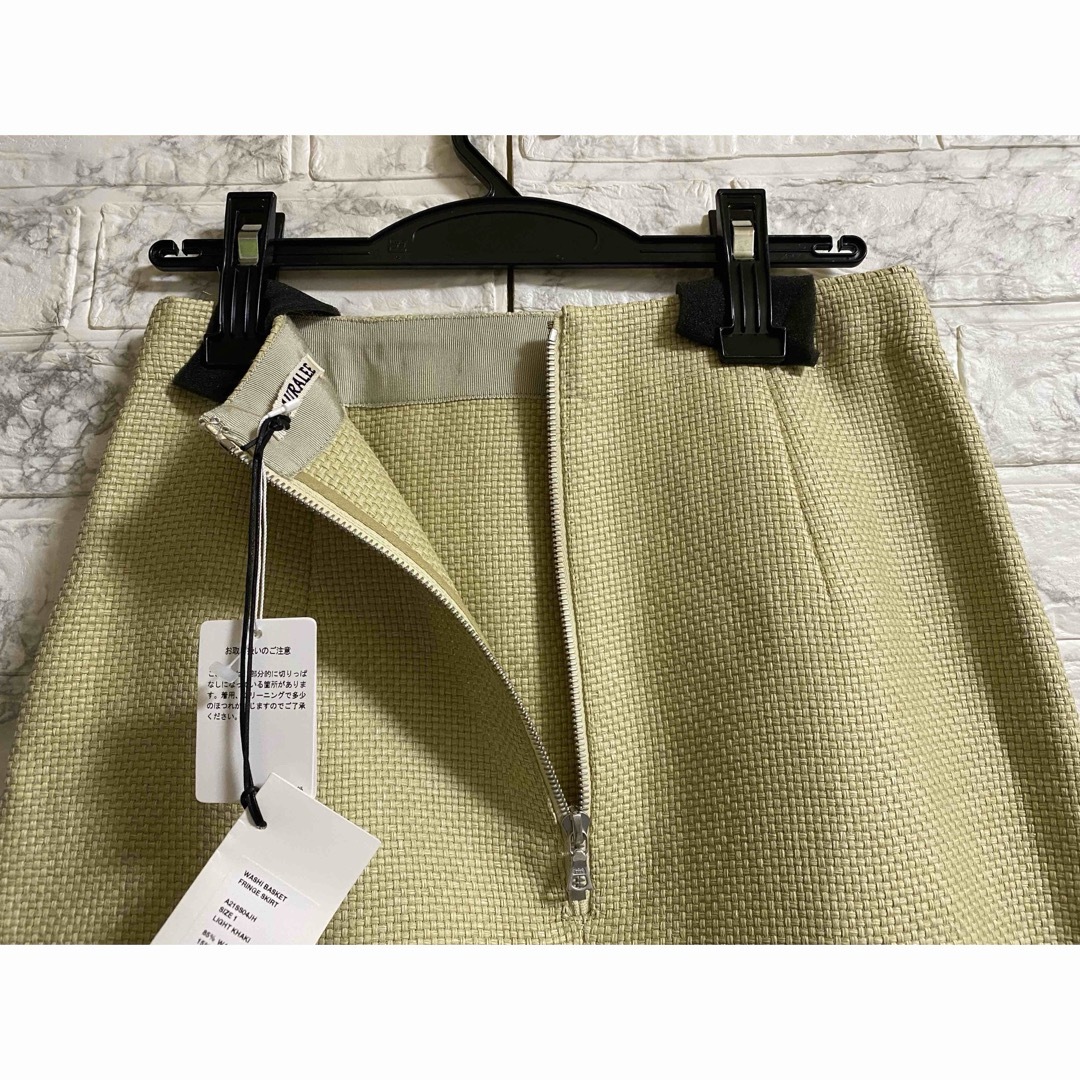 AURALEE - オーラリー 新品 フリンジスカート イエローグリーン AURALEE - オーラリー 新品 フリンジスカート イエローグリーン