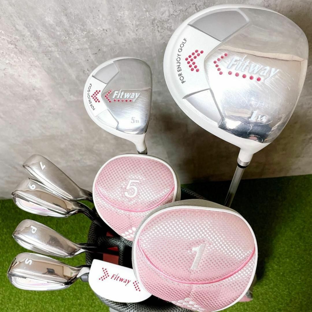 Fitway フィットウェイ レディースゴルフセット かわいい 初心者 Fitway フィットウェイ レディースゴルフセット かわいい 初心者