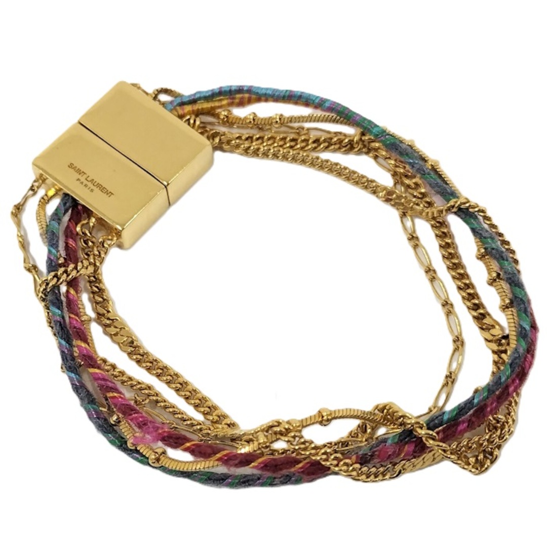 SAINT LAURENT - Saint Laurent チェーンブレスレット GP マルチ SAINT LAURENT - Saint Laurent チェーンブレスレット GP マルチ