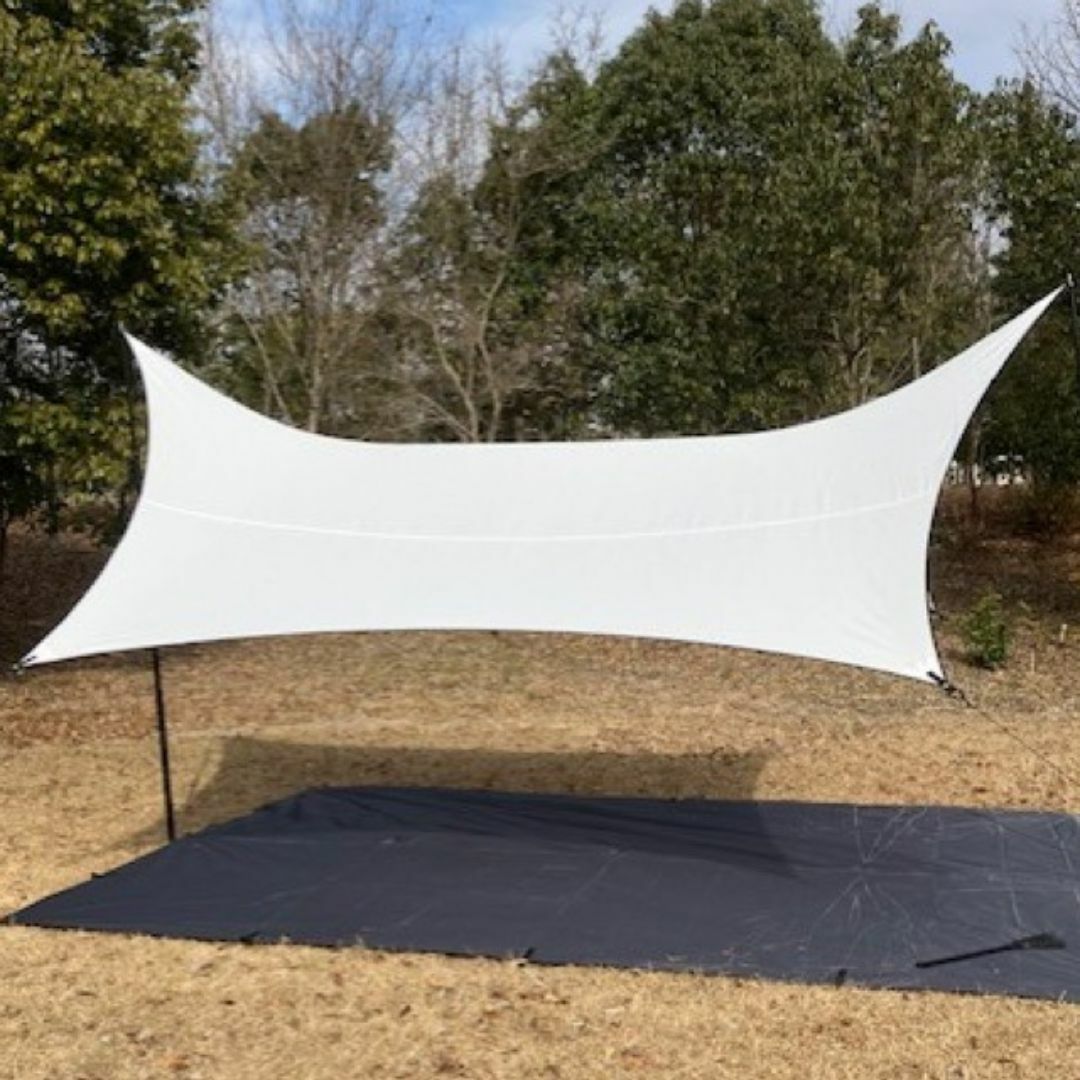 HILLEBERG - 希少 Telo tarp limited crescent white タープの HILLEBERG - 希少 Telo tarp limited crescent white タープの