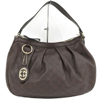 GUCCI - GUCCI ショルダーバッグ スーキー グッチシマ レザー GUCCI - GUCCI ショルダーバッグ スーキー グッチシマ レザー