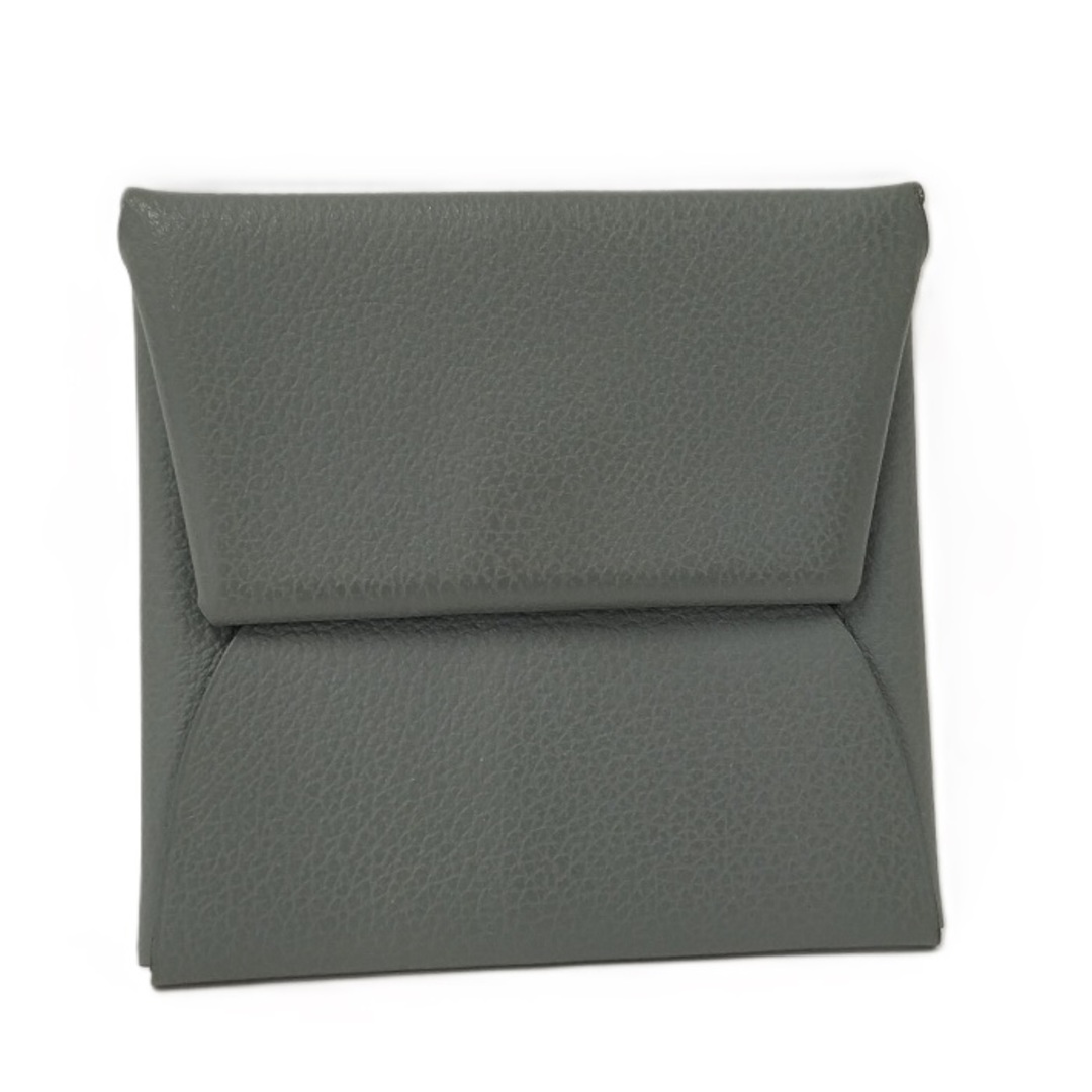 HERMES - HERMES バスティア コインケース レザー グレー D刻印 HERMES - HERMES バスティア コインケース レザー グレー D刻印