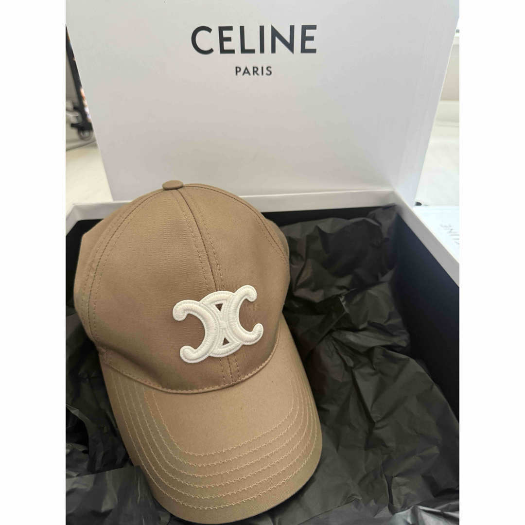 CELINE - CELINE ベージュキャップ ベージュの通販 by shop CELINE - CELINE ベージュキャップ ベージュの通販 by shop