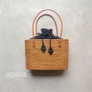 バリ島　アタバッグ　新品未使用　かごバッグ　ハンドバッグ　和装小物　和装用バッグ(ハンドバッグ)