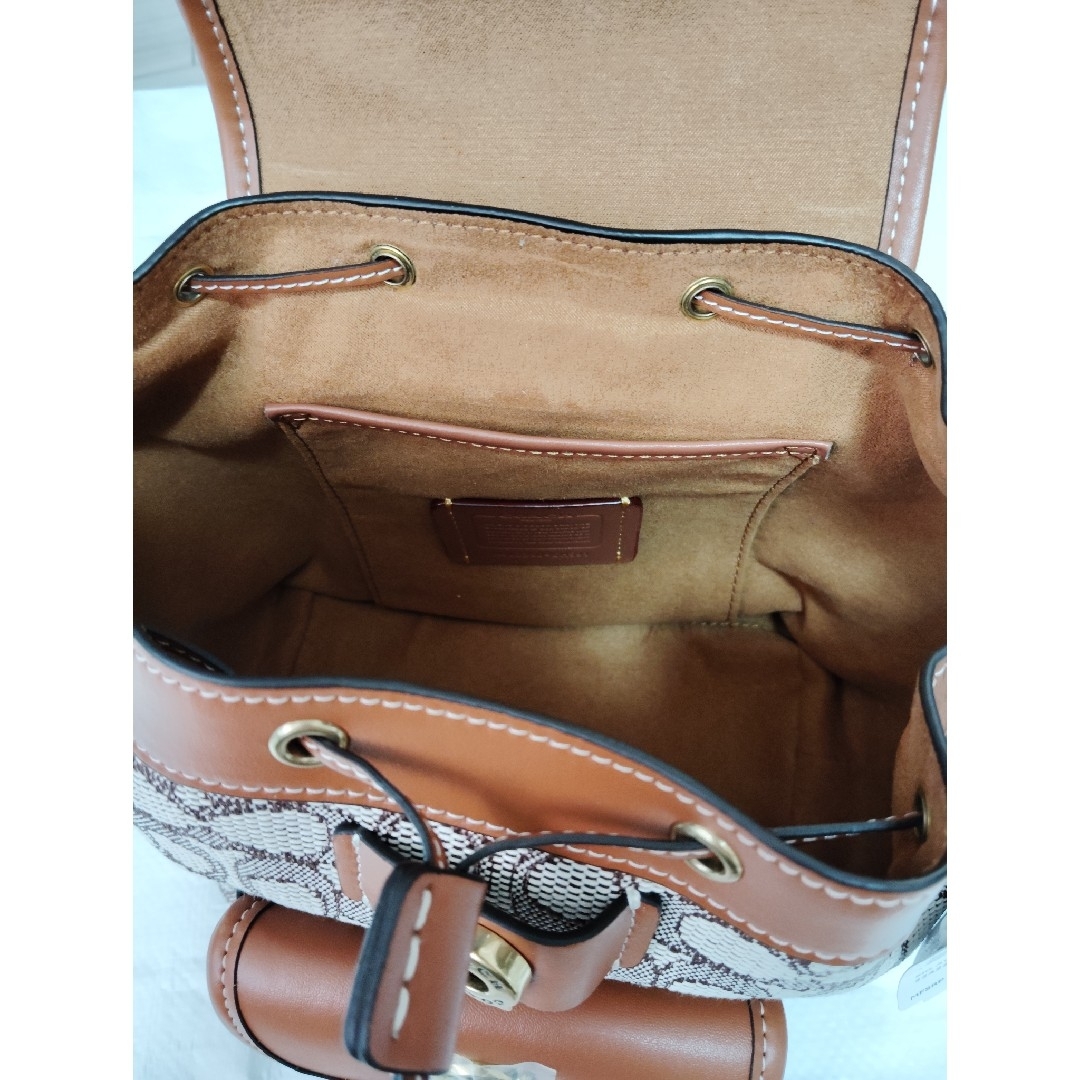 COACH - 新品COACHコーチ ミニリュック ブラウンの通販 by くろ COACH - 新品COACHコーチ ミニリュック ブラウンの通販 by くろ