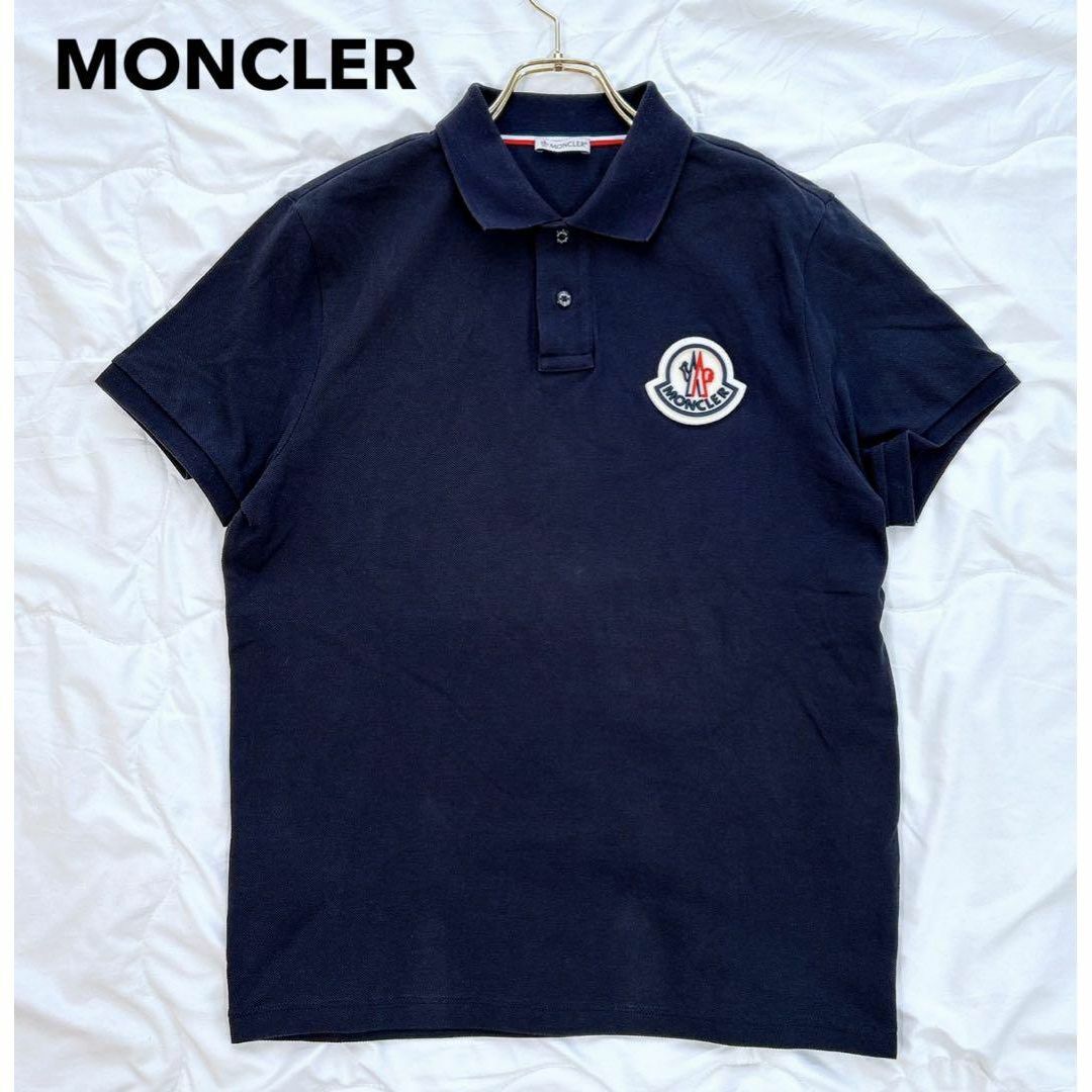 MONCLER - 美品 近年 MONCLER モンクレール ビッグロゴ 半袖 MONCLER - 美品 近年 MONCLER モンクレール ビッグロゴ 半袖