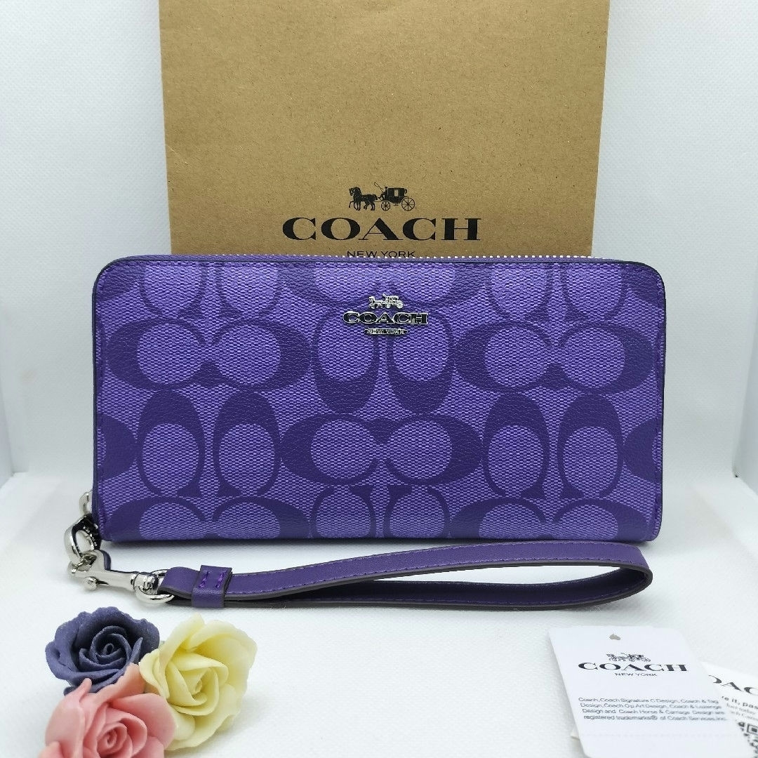 COACH OUTLET - 新品COACH シグネチャー長財布 男女兼用 COACH OUTLET - 新品COACH シグネチャー長財布 男女兼用