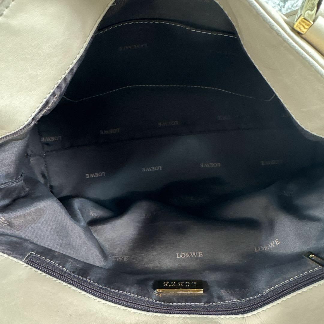 LOEWE - LOEWE ロエベ フスタ アナグラム トートバッグ レザー LOEWE - LOEWE ロエベ フスタ アナグラム トートバッグ レザー