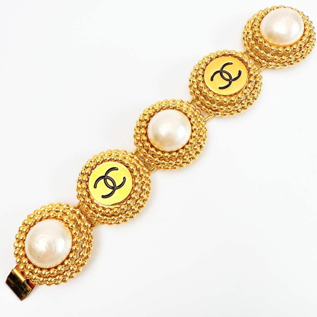 新作 CHANEL - バングル フェイクパール ココマーク シャネル アクセサリー