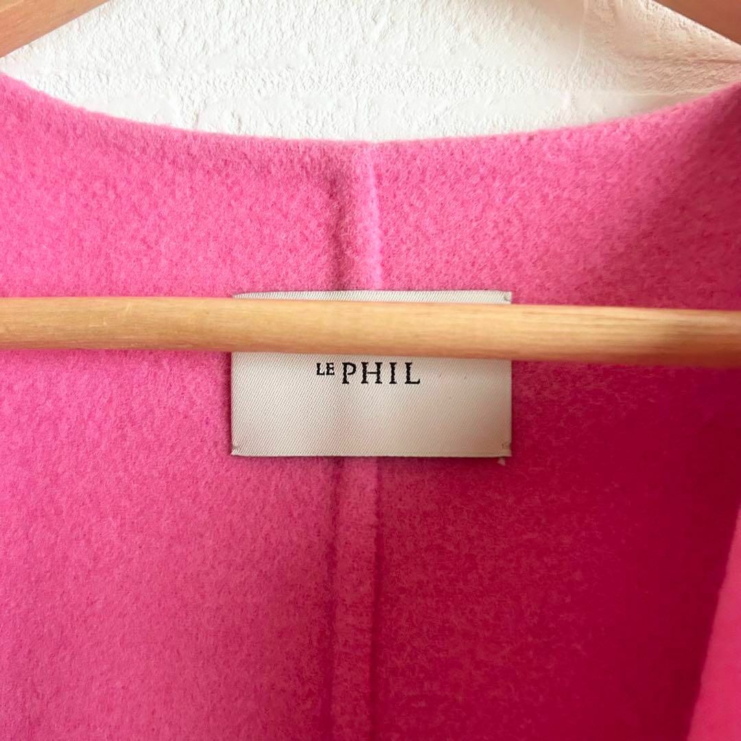 ADORE - 美品✨LE PHIL ソフトウールリバーノーカラーコート ADORE - 美品✨LE PHIL ソフトウールリバーノーカラーコート