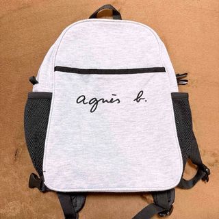 agnes b. - 新品アニエスベーロゴ刺繍リュックサック☆9リットル agnes b. - 新品アニエスベーロゴ刺繍リュックサック☆9リットル