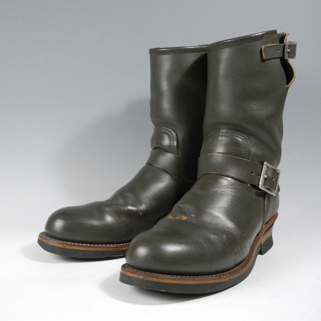 REDWING - PT99刺繍羽タグ8273エンジニア緑茶芯PT91 2268 8180の REDWING - PT99刺繍羽タグ8273エンジニア緑茶芯PT91 2268 8180の