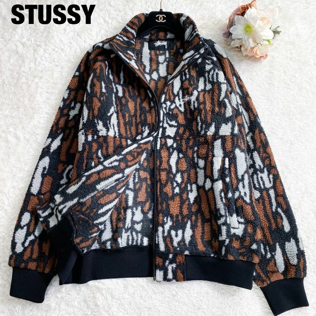 STUSSY - 極美品 M ステューシー 刺繍ロゴ ツリーバーク STUSSY - 極美品 M ステューシー 刺繍ロゴ ツリーバーク