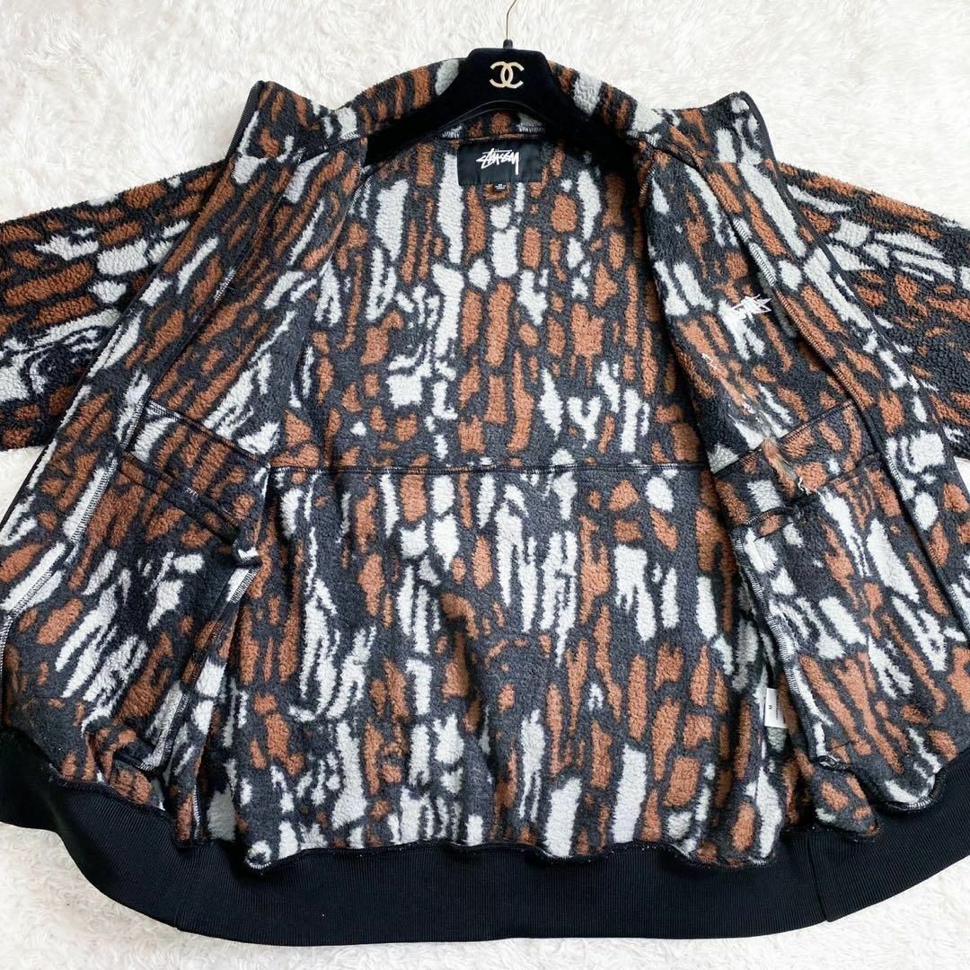 STUSSY - 極美品 M ステューシー 刺繍ロゴ ツリーバーク STUSSY - 極美品 M ステューシー 刺繍ロゴ ツリーバーク