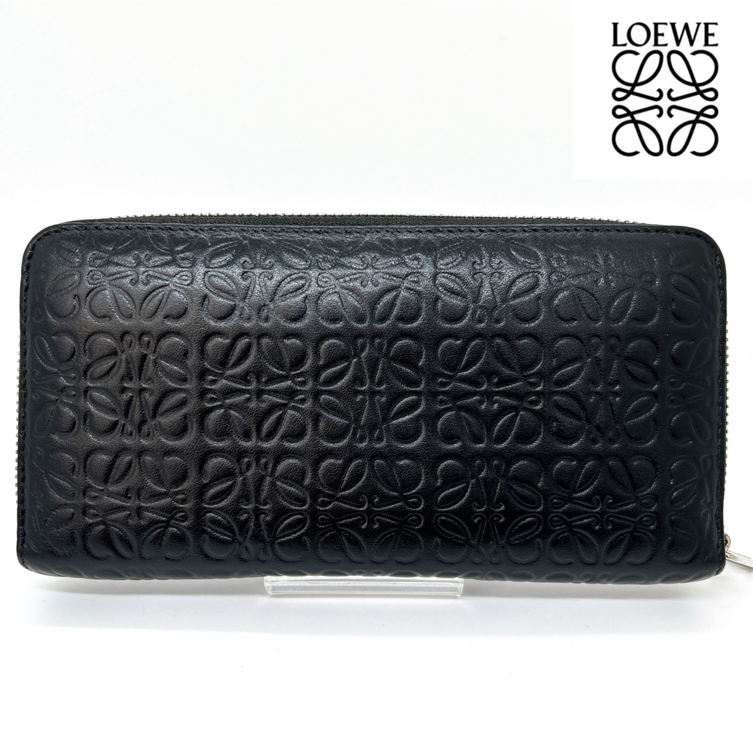 LOEWE - LOEWE リピート アナグラム 長財布 ブラックの通販 by LOEWE - LOEWE リピート アナグラム 長財布 ブラックの通販 by