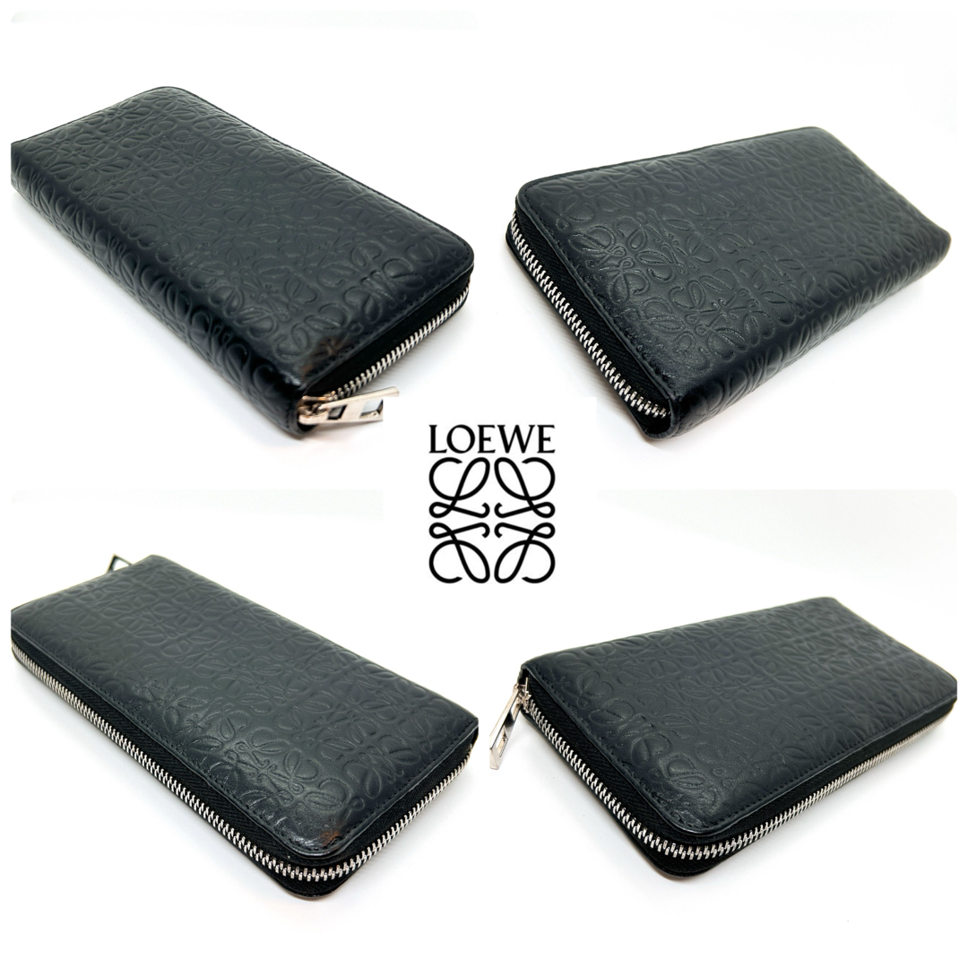 LOEWE - LOEWE リピート アナグラム 長財布 ブラックの通販 by LOEWE - LOEWE リピート アナグラム 長財布 ブラックの通販 by