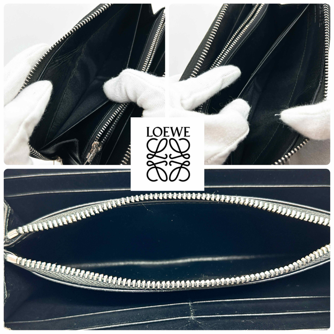 LOEWE - LOEWE リピート アナグラム 長財布 ブラックの通販 by LOEWE - LOEWE リピート アナグラム 長財布 ブラックの通販 by
