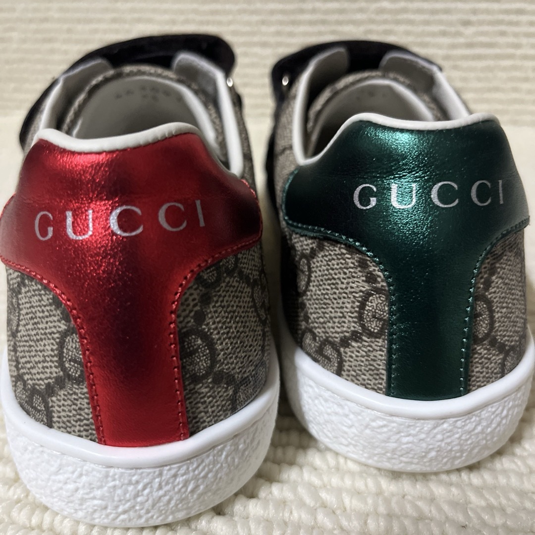 GUCCI - ☆未使用☆GUCCI ☆22㌢GG柄スニーカージェリーライン GUCCI - ☆未使用☆GUCCI ☆22㌢GG柄スニーカージェリーライン