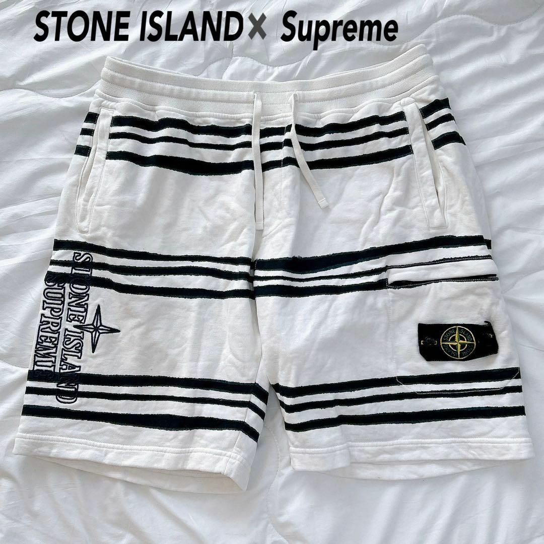 STONE ISLAND - STONE ISLAND× Supreme コラボ スウェット STONE ISLAND - STONE ISLAND× Supreme コラボ スウェット
