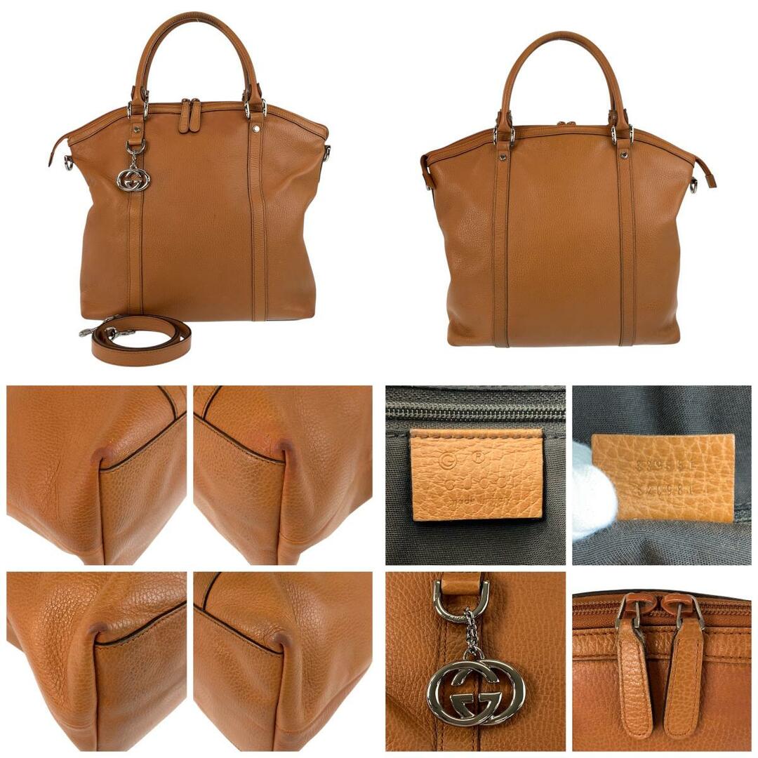 GUCCI - GUCCI グッチ GGマーモント ブラウン キャメル シルバー GUCCI - GUCCI グッチ GGマーモント ブラウン キャメル シルバー