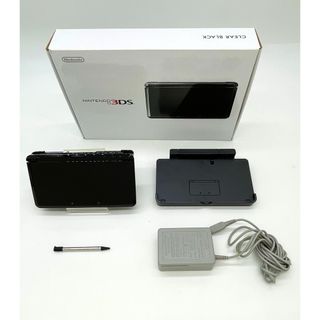 ニンテンドー3DS - 任天堂 3DS クリアブラック 【極美品】の通販 ニンテンドー3DS - 任天堂 3DS クリアブラック 【極美品】の通販