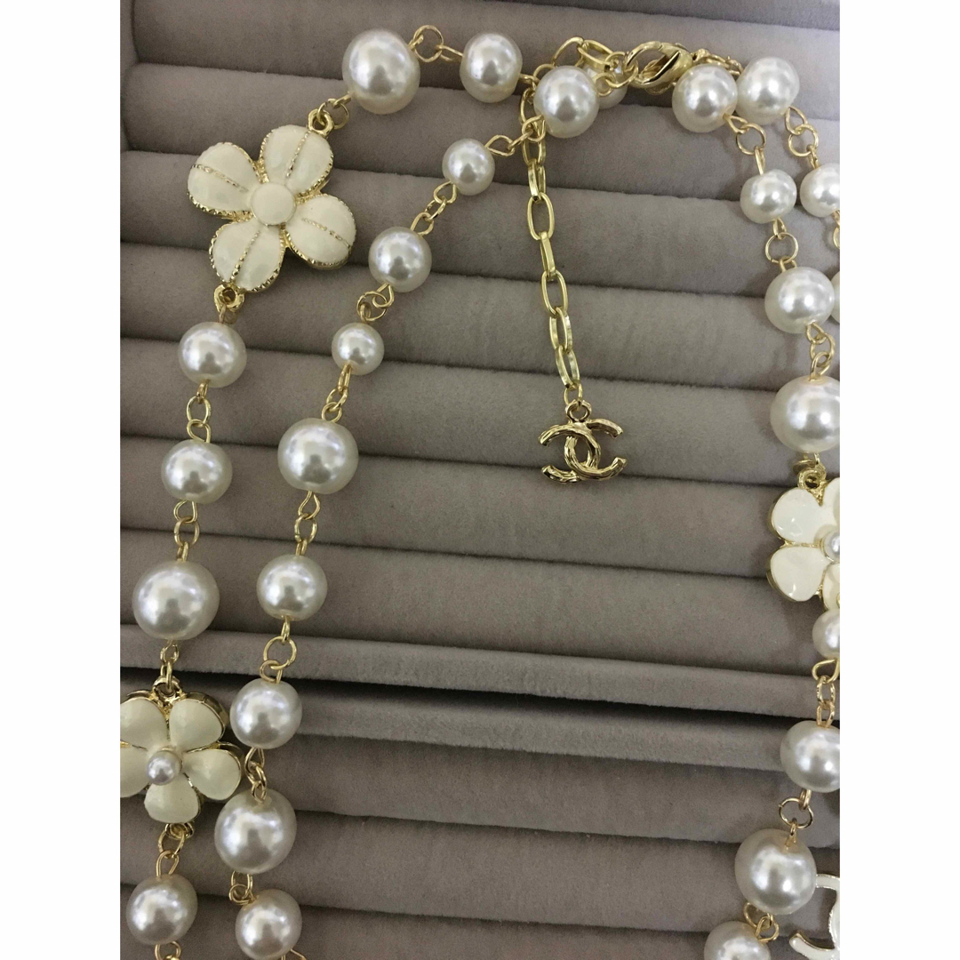 CHANEL - CHANEL 二重パールネックレス ヴィンテージ の通販 by CHANEL - CHANEL 二重パールネックレス ヴィンテージ の通販 by