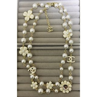 上品コーデはコレで安心! CHANEL 21V ラインストーン ココマーク CC CHANEL シャネル - ネックレス、ペンダント、チョーカー