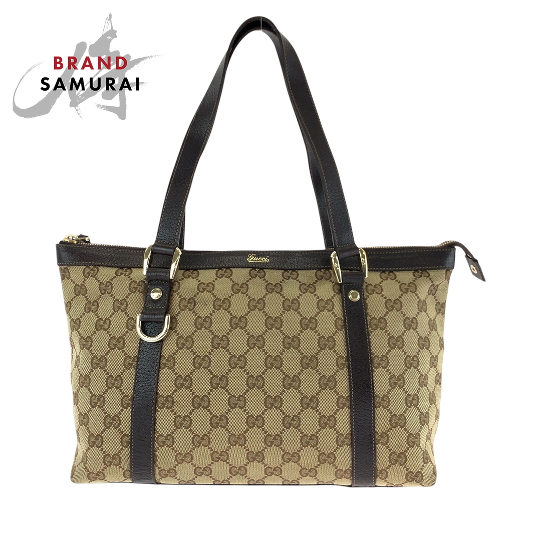 GUCCI - 美品 GUCCI グッチ アビー ベージュ ブラウン ゴールド GUCCI - 美品 GUCCI グッチ アビー ベージュ ブラウン ゴールド