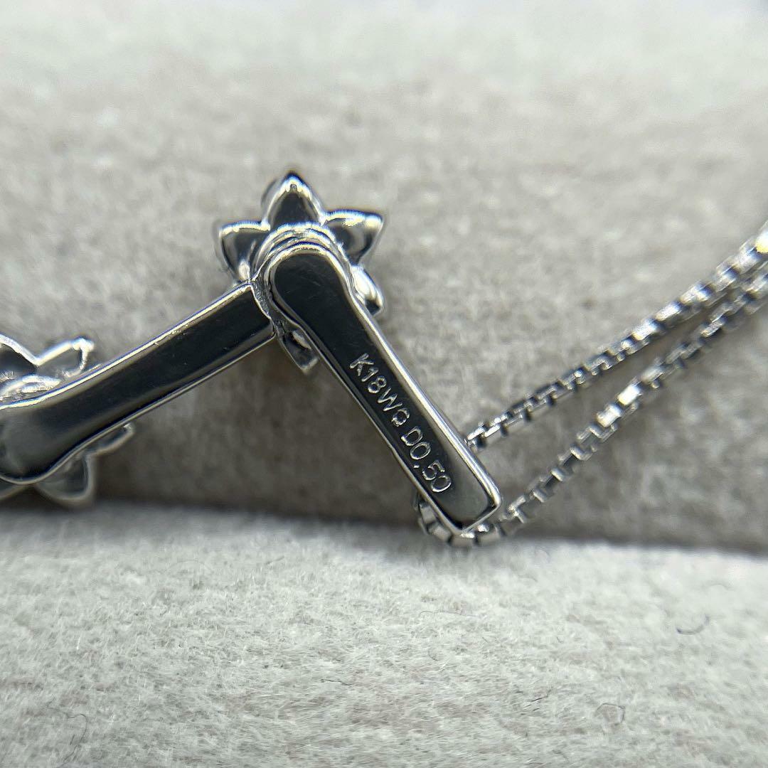 JD136☆高級 ブラックダイヤモンド0.5ct K18WG ネックレスの通販 JD136☆高級 ブラックダイヤモンド0.5ct K18WG ネックレスの通販