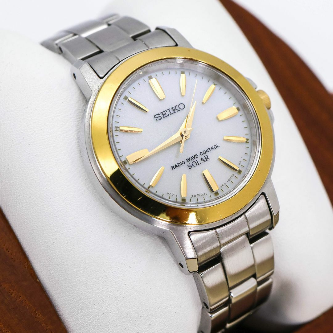 SEIKO - 稼働 SEIKO 腕時計 電波ソーラー レディース ステンレス SEIKO - 稼働 SEIKO 腕時計 電波ソーラー レディース ステンレス