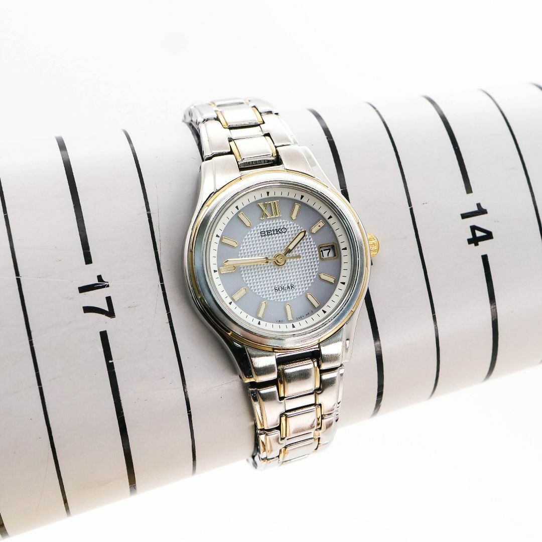 SEIKO - 稼働 SEIKO 腕時計 電波ソーラー レディース ステンレス SEIKO - 稼働 SEIKO 腕時計 電波ソーラー レディース ステンレス