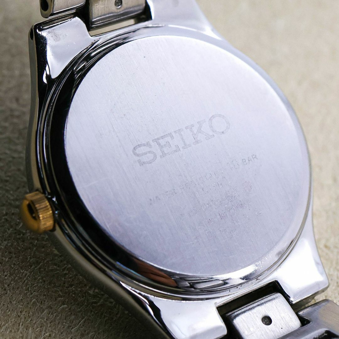 SEIKO - 稼働 SEIKO 腕時計 ソーラー レディース デイト V182 SEIKO - 稼働 SEIKO 腕時計 ソーラー レディース デイト V182