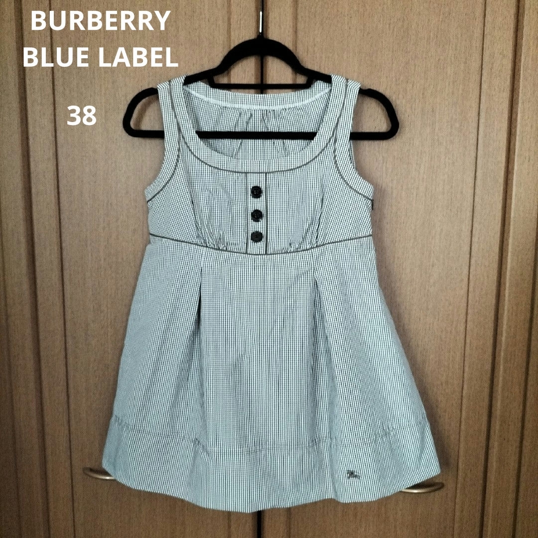 BURBERRY BLUE LABEL - BURBERRY BLUE LABEL チュニック 茶系 BURBERRY BLUE LABEL - BURBERRY BLUE LABEL チュニック 茶系