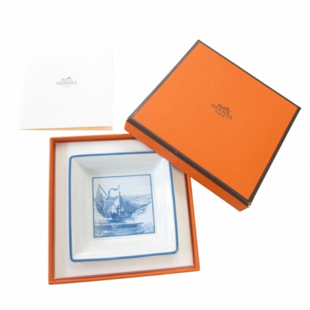 HERMES - エルメス 新品同様 ヴィドポッシュ 2003年 小皿 飾り皿 HERMES - エルメス 新品同様 ヴィドポッシュ 2003年 小皿 飾り皿