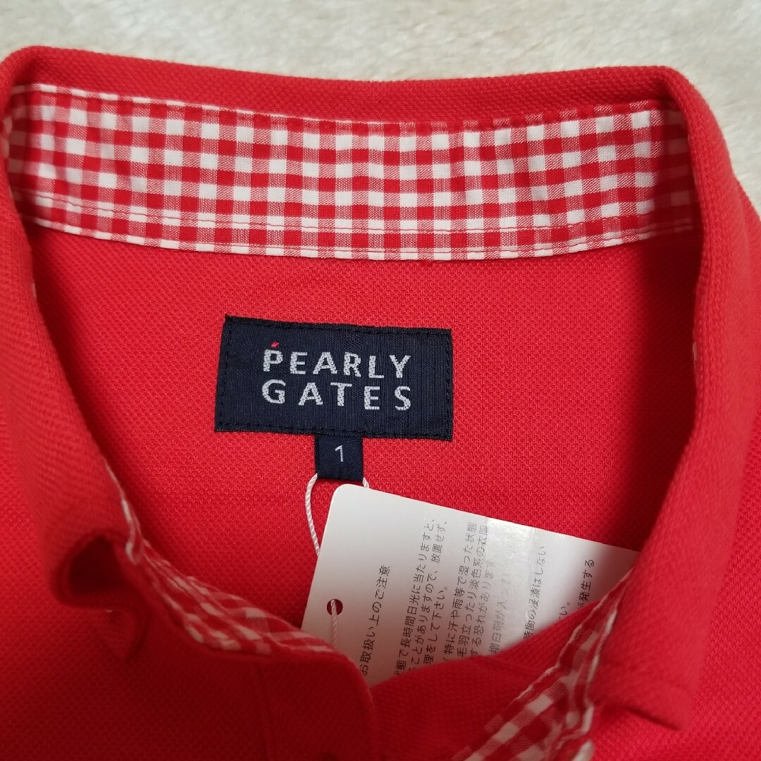 PEARLY GATES - パーリーゲイツポロシャツ ギンガムチェック PEARLY GATES - パーリーゲイツポロシャツ ギンガムチェック