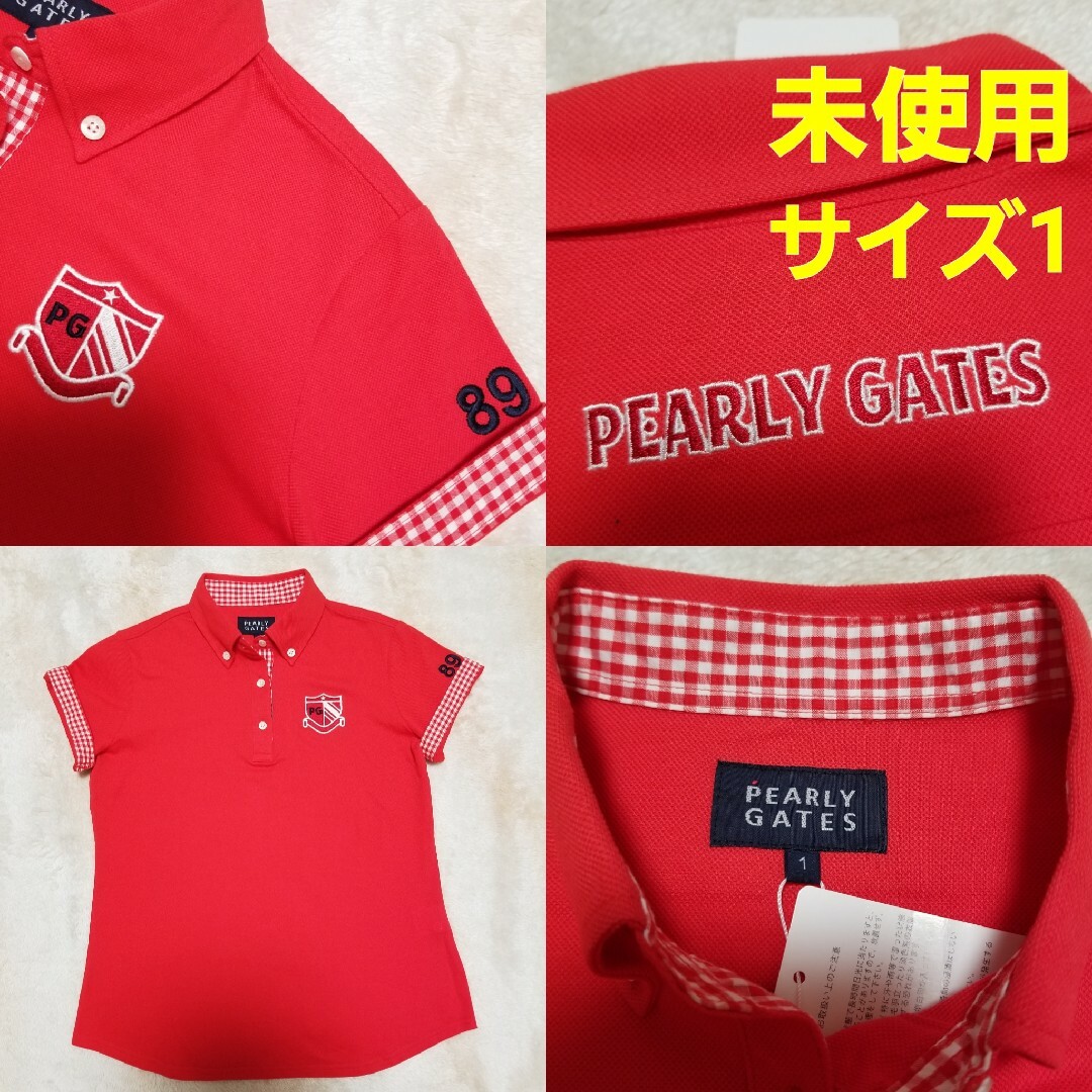 PEARLY GATES - パーリーゲイツポロシャツ ギンガムチェック PEARLY GATES - パーリーゲイツポロシャツ ギンガムチェック