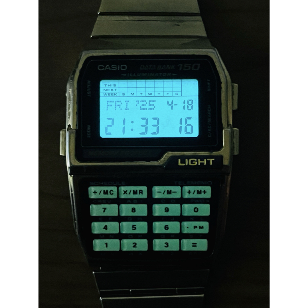 CASIO - CASIO カシオ データバンクDBCー1500 ゴールド 電池交換 CASIO - CASIO カシオ データバンクDBCー1500 ゴールド 電池交換