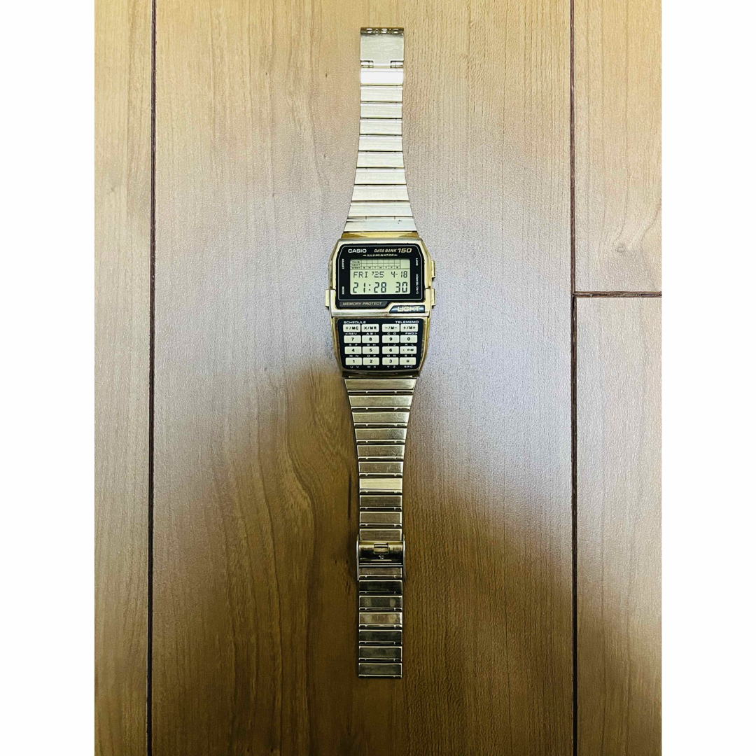 CASIO - CASIO カシオ データバンクDBCー1500 ゴールド 電池交換 CASIO - CASIO カシオ データバンクDBCー1500 ゴールド 電池交換