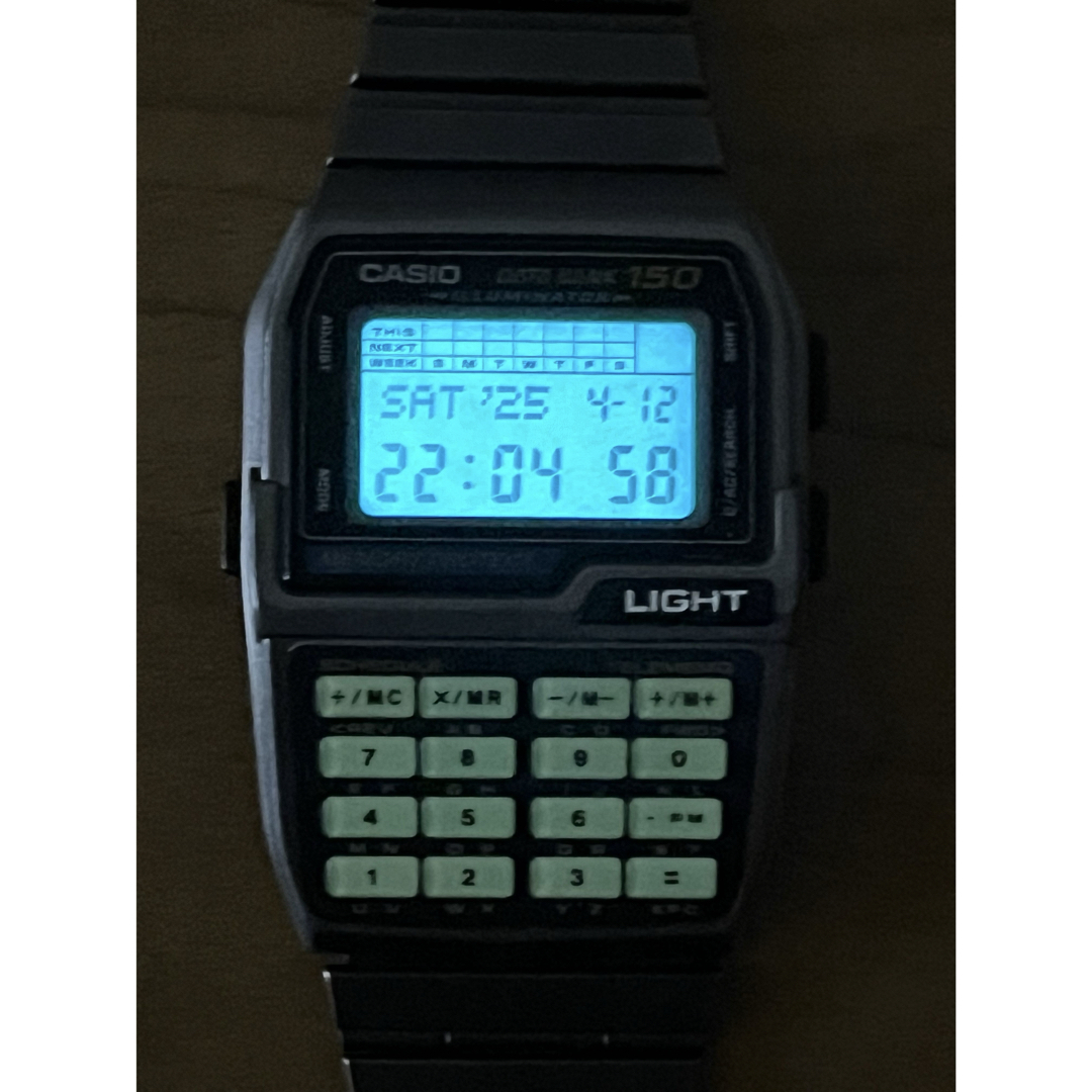CASIO - CASIO カシオデータバンクDBC-1500 希少色ガンメタ電池 CASIO - CASIO カシオデータバンクDBC-1500 希少色ガンメタ電池