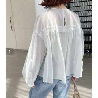 Sono - sono ネイビー ハーリーペプラムブラウスの通販 by 商品 Sono - sono ネイビー ハーリーペプラムブラウスの通販 by 商品