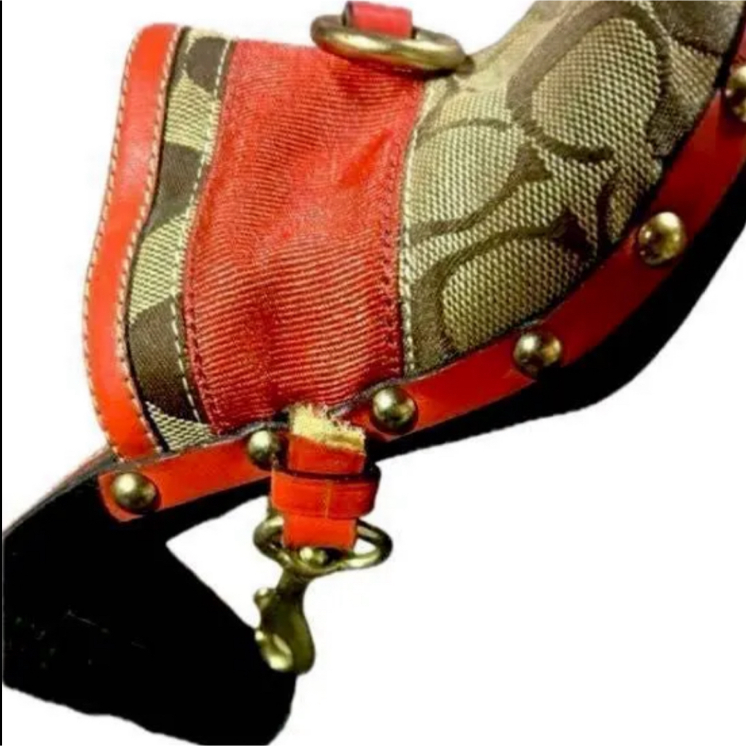 COACH - COACH コーチ ミュール サンダル 23cm モノグラムの通販 COACH - COACH コーチ ミュール サンダル 23cm モノグラムの通販