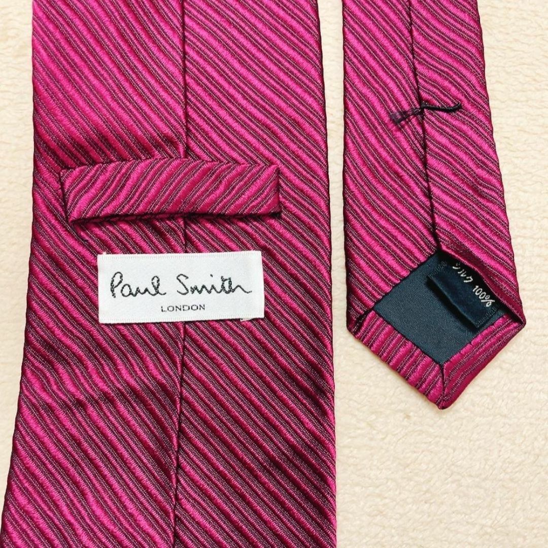 Paul Smith - 【美品】ポールスミス ネクタイ ワインレッド Paul Smith - 【美品】ポールスミス ネクタイ ワインレッド
