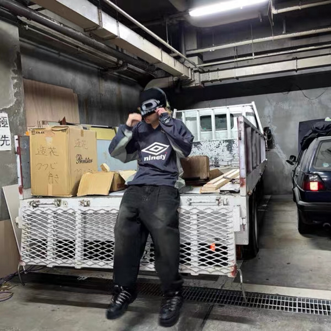 9090s King Logo Buggy Denim Pants XLの通販 by Yu's Shop|ラクマ 9090s King Logo Buggy Denim Pants XLの通販 by Yu's Shop|ラクマ