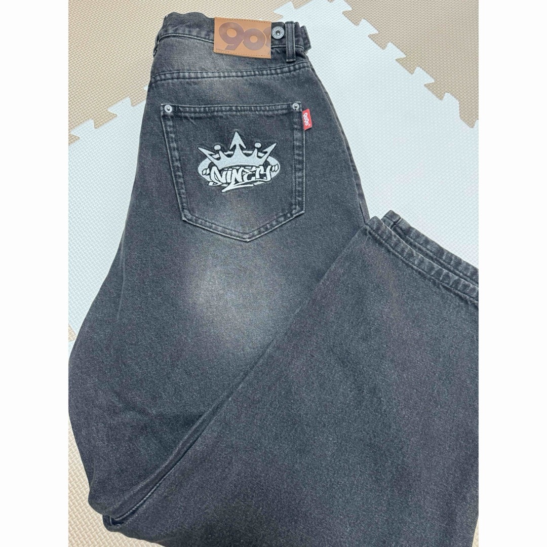 9090s King Logo Buggy Denim Pants XLの通販 by Yu's Shop|ラクマ 9090s King Logo Buggy Denim Pants XLの通販 by Yu's Shop|ラクマ