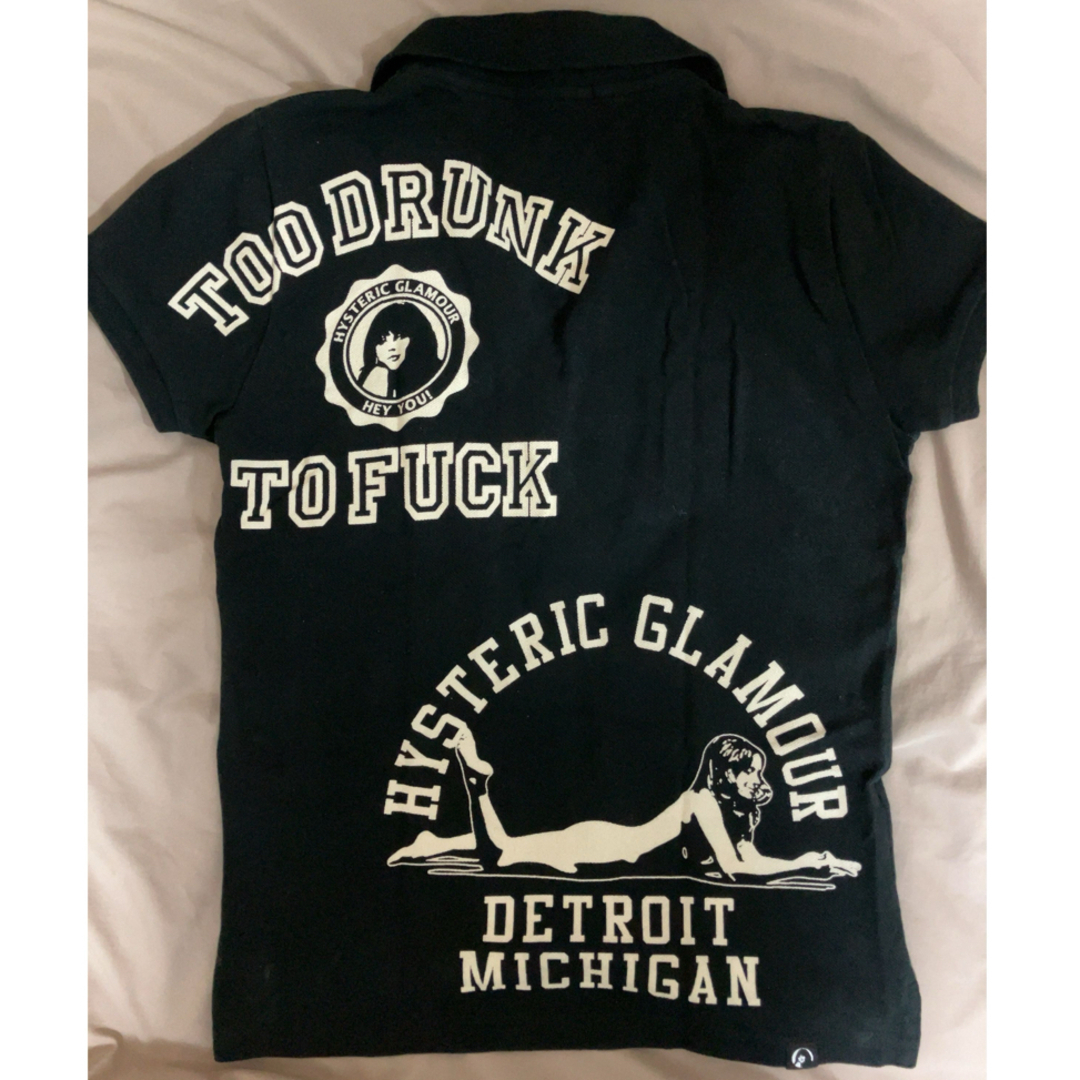 HYSTERIC GLAMOUR - ヒステリックグラマー ポロシャツ 半袖 HYSTERIC GLAMOUR - ヒステリックグラマー ポロシャツ 半袖
