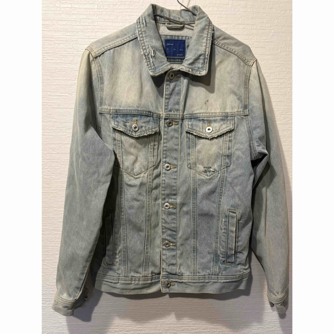 ZARA - ZARA MAN ダメージデニムジャケットの通販 by ZARA - ZARA MAN ダメージデニムジャケットの通販 by