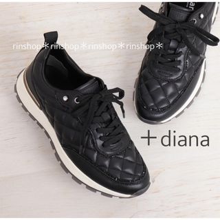 DIANA - DIANA ダイアナ 黒 レザー オープントゥ リボン DIANA - DIANA ダイアナ 黒 レザー オープントゥ リボン