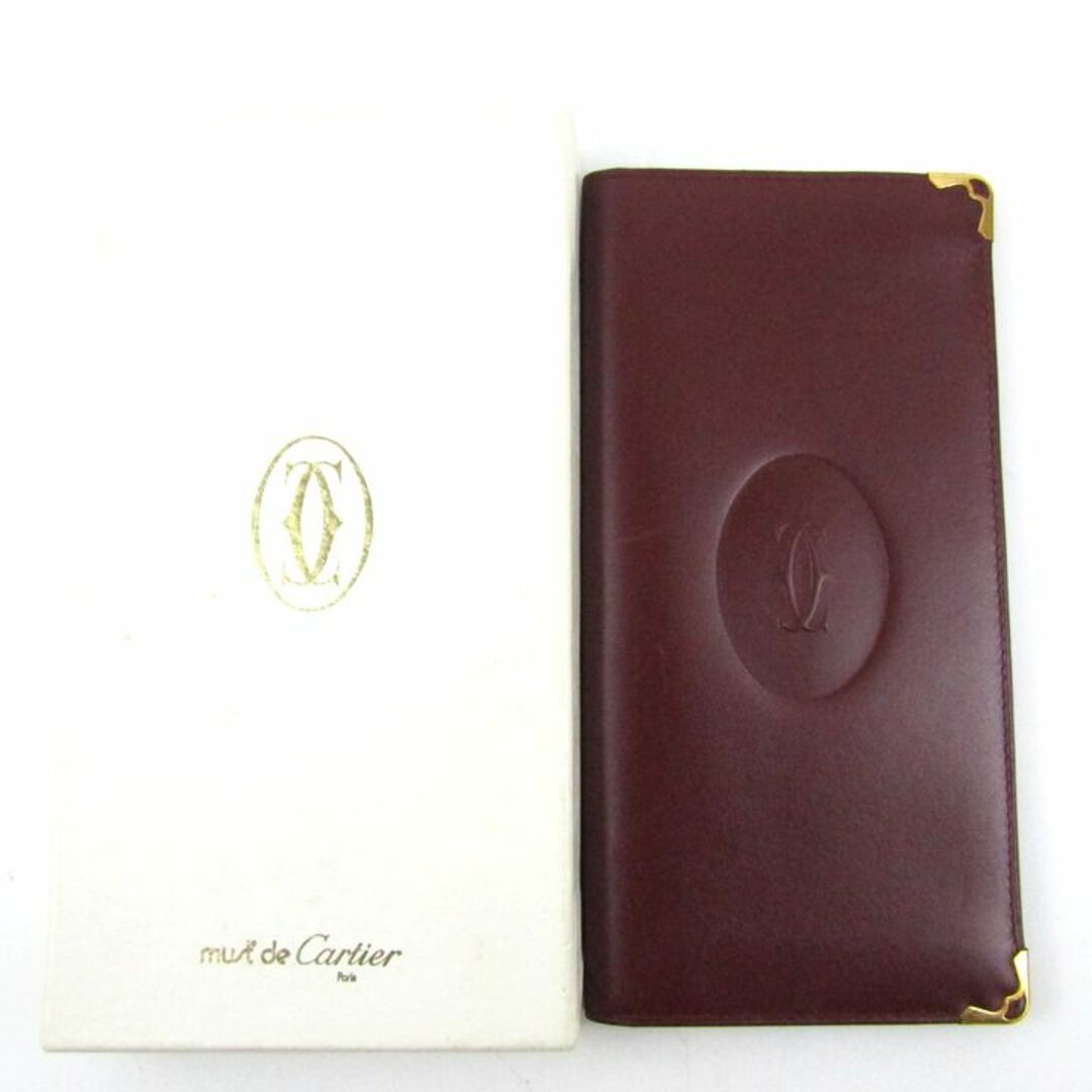 Cartier - カルティエ 長財布 ロゴ型押し ウォレット ブランド Cartier - カルティエ 長財布 ロゴ型押し ウォレット ブランド