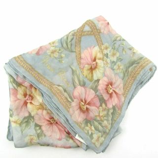 NINA RICCI - ニナリッチ スカーフ 花柄 シルク ブランド NINA RICCI - ニナリッチ スカーフ 花柄 シルク ブランド